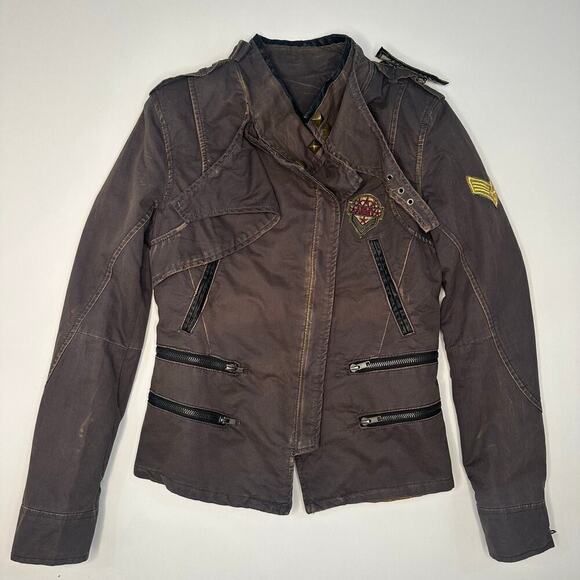 Comme Premium Military Bomber Jacket with Patches - Picture 1 of 8